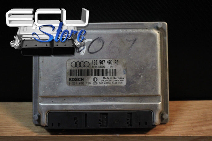 ECU / CENTRALITA MOTOR 0281010496 0 281 010 496 4B0907401AE 4B0 907 401 AE AUDI