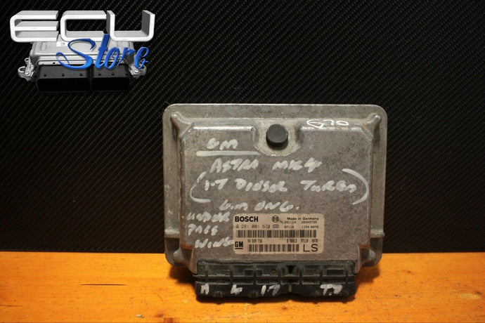 ECU / CENTRALITA MOTOR 0281001670 90589736 - OPEL